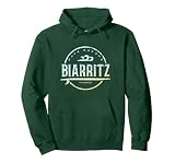 Biarritz Francia - Retro Biarritz Francia Vintage Surf Sudadera con Capucha