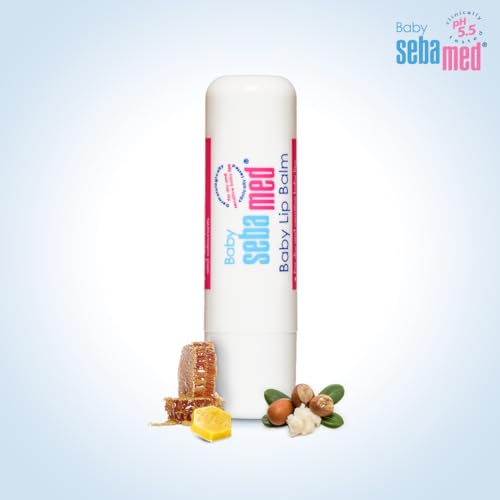 Image of Baby Sebamed Lip Balm|Soft Baby Lips|With Shea butter, Jojoba Oil & Beeswax|4.8 gm (Pack of 2)