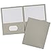 Avery Two Pocket Folders, Holds up to 40 Sheets, Business Card Slot, 25 Gray Folders (47990)
