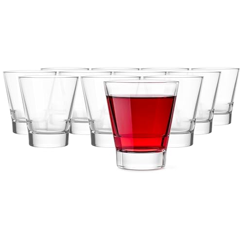 Glasmark KROSNO 1992 Bicchierini da Shot con Fondo Pesante – Set 12 Pezzi – 50 ml – Trasparente – Lavabile in Lavastoviglie