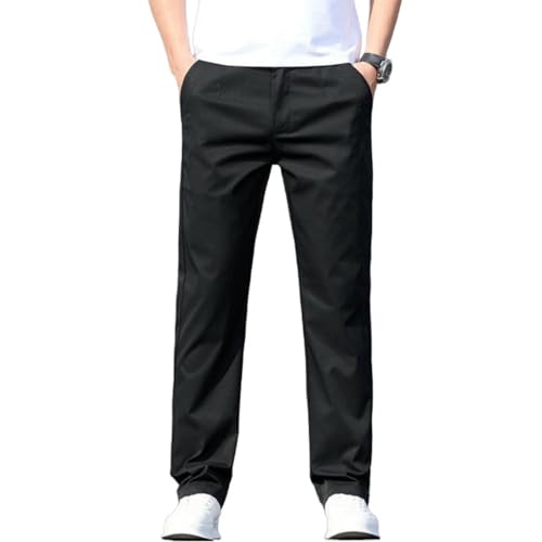 Men's Summer Thin Comfortable Smooth Loose Straight Casual Pants