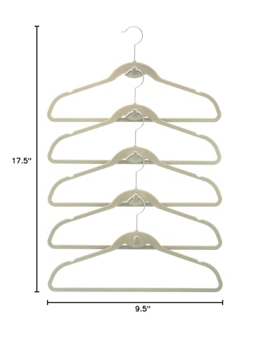 50 Pack ClutterFREE Cascade Hangers - Ivory