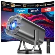 Proyector Portátil 1080P Soporte 4K con WiFi 6 Bluetooth 5.4, Min...