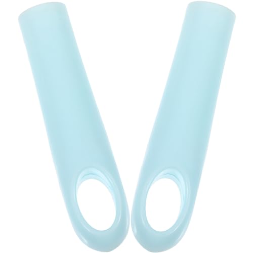 Didiseaon 2Pcs Broom Handle End Caps Durable Gripping Handle Replacements for Brooms Mops and Dustpans Easy to Install Fits Handles for Efficient Household