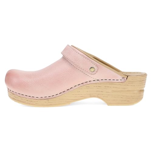 Image of Dansko Ingrid Sling Back Mule Clog for Women - Anti-Fatigue Rocker Bottom Promotes Forward Foot Motion - Premium Leather Uppers for Long-Lasting Wear