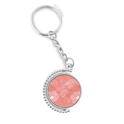 Porte-clés rotatif pivoine DIYthinker une idée cadeau utile pour la fête des mères