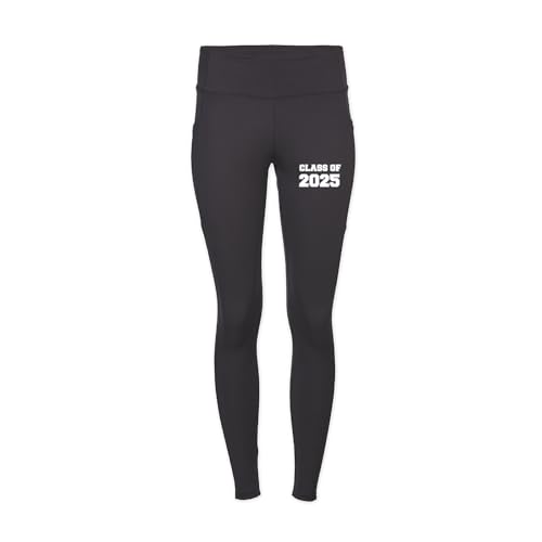 boxercraft Class of/Senior 2025 Black Luna Legging XS