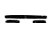 Auto Ventshade 45551 Bugflector Deluxe 3-Piece Dark Smoke Hood Shied for 1994-2001 Dodge Ram 1500, 1994-2002 Ram 2500 & 3500