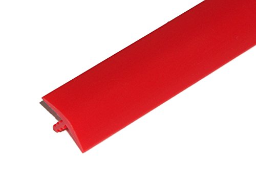 Moldura de plástico rojo 3/4 pulgadas para cantos de muebles y estanterías