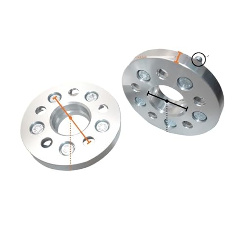 Élargisseur de voie 5x120 72.56mm en alliage d'aluminium forgé pour voiture