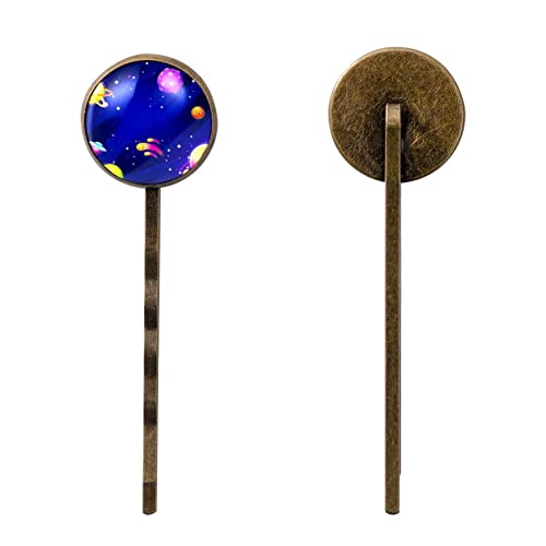 Épingles à cheveux Space Galaxy Planet pour fixer les mèches rebelles