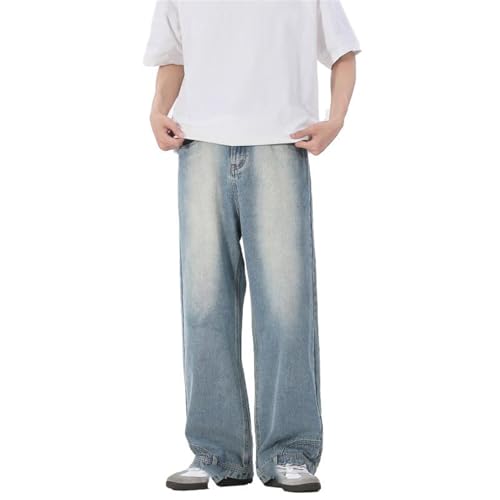 Men's Jeans Spring Straight Leg Denim Pants