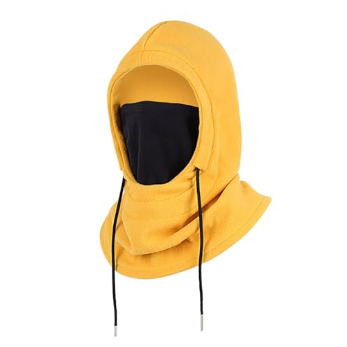 Sunnyuk Balaclava Termico - Calentador con Capucha Capucha de Motocicleta Clima Frío Máscara Facial Capucha de Lana Caliente Gorra Deportiva de Invierno