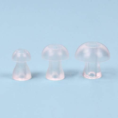 （6pcs/lot）Hearing Aid Ear Tips Silicone Earplug Domes for BTE,ITE and Pocket Hearing Aids Ear Bud Replacements (Large φ14mm)