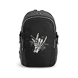 Mochila Para Notebook 17 Polegada Caveira Rock Baquetas