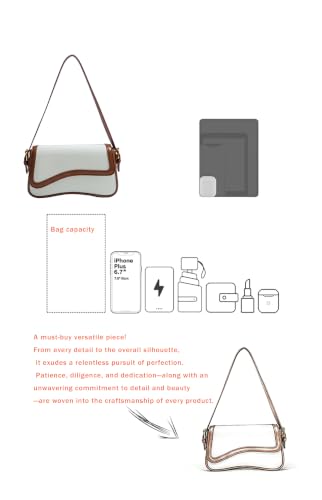 Image of PU Leather Tote Bag for Women with 2 Removable Straps and Zipper Closure