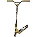 Cox Swain Stunt Scooter X-385 mit ABEC9 Lager und ALU Kern Rollen Super Heavy Quality!, Farbe: Gold/Gold