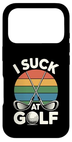I Suck At Golf Loser Dad ȃW[N St X}zP[X iPhone 17 Pro p