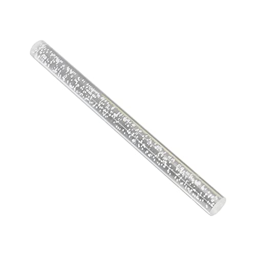 Fielect Acrylic Round Rod, 20mm x 250mm, Transparent Clear Plastic Round Rod PMMA Bar 1Pcs