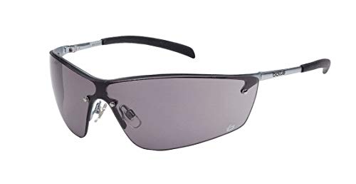 Bolle Safety Smoke Safety Glasses, Anti-Fog, Scratch-Resistant, Half