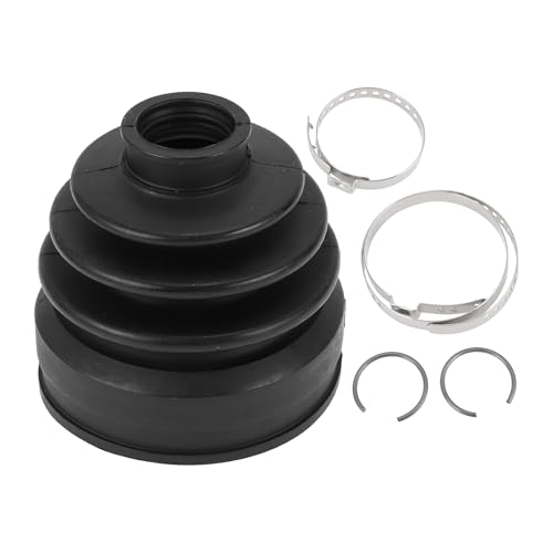 HEROFFIX 1 Set CV Joint Boot Kit for Nissan Pathfinder 13-20 for Nissan Murano 15-24 Inner Constant Velocity Joint Boot W/Clamps No.C97413JA0A Black Rubber