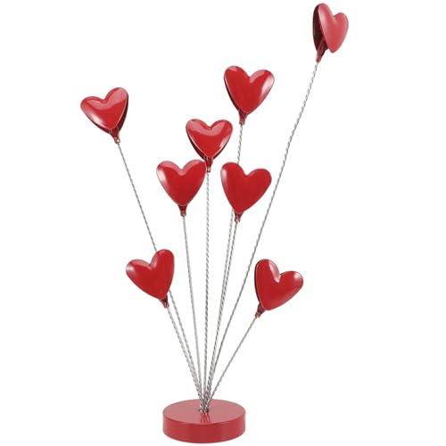 Mobestech Porte-Photo en Métal Forme Branche D’Arbre Cœur Support de Pince-Mémo de Table Multi-Brins Décoration Intérieure pour Mariage Anniversaire...
