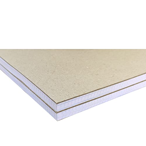 Image of Clickedin - Grid Paper Pad, 8.5 x 12 Inches, 100 Pages (50 Sheets) Quad Ruled Engineering Graph Pad