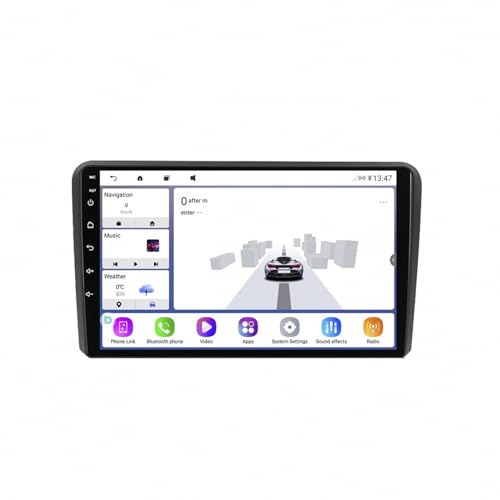 Radio de coche Audi A3 8P 2G+32G con pantalla táctil de 4 núcleos