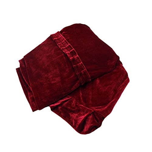 Klavierabdeckung Schwarz, Verdicken Klavier Abdeckung Piano Staubschutz Klavier Abdeckung Schutzhülle mit Gefalteter Saum Klavierzubehör Dekoration 158 x 45 x 112cm (Rot)