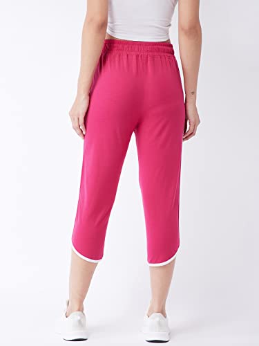Image of Modeve Women Striped Cotton Blend Capri