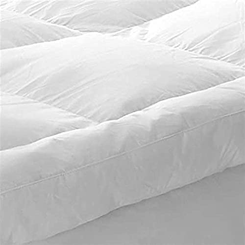 Image of Fitmat Premium Imported Super Microfiber Mattress Topper and Mattress Padding | 600 GSM| Hypoallergenic and Antimicrobial | Super Soft | Better Sleep | (72 * 72, White)