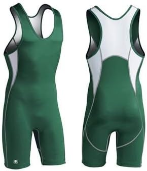 Brute Rogue AVT Wrestling Singlet -:Hunter/White - YS