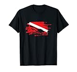 Scuba Diving Diver Down Flag Awesome Marine Diver Dive gift T-Shirt