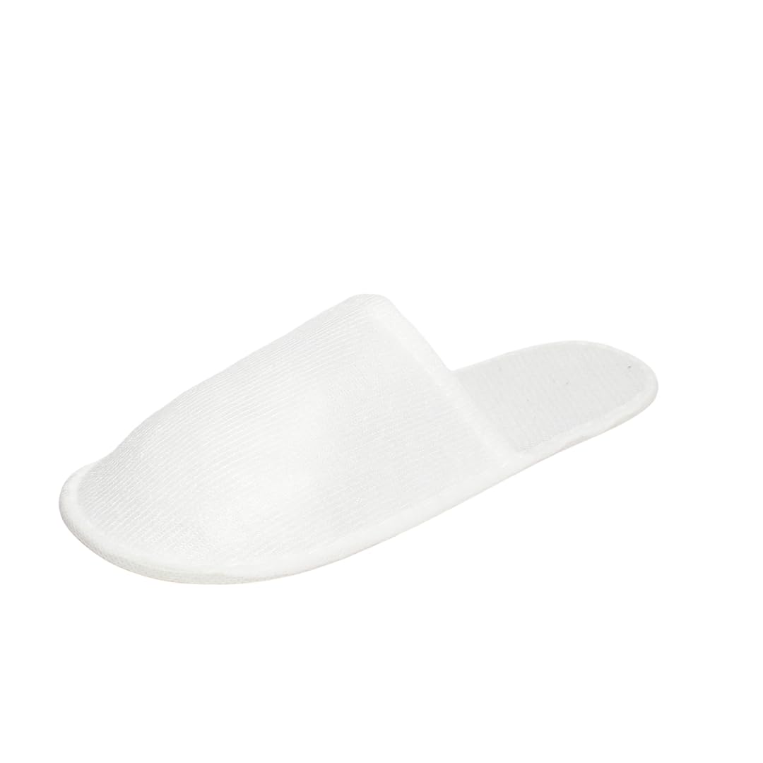 Ciabatte Ospiti Eco Unisize Monouso Unisex Antiscivolo - Pantofole Usa e Getta per Hotel, B&B, SPA, Albergo - Pantofole Donna Uomo per Linea Cortesia (50)