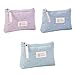 Produktbild MisFun 3 Stück Kleine Kosmetiktasche für Handtasche, Make up Tasche, Kosmetiktasche aus Segeltuch, Kosmetiktasche Damen, Tragbare Kulturbeutel, für Kosmetik Toilettenartikel Kleingeld