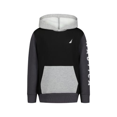 Image of Nautica Boys' Pullover Fleece Hoodie Sweatshirt