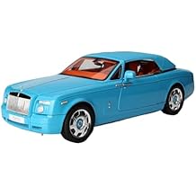 Mini Cars Replica 1/18 for Rolls-Royce Phantom Convertible Blue 2-Door Alloy Car Model Home Decor Toy Race Car Birthday Party Decorations