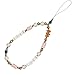 Uposao Perlen Handschlaufe für Telefon, Smiley Gesicht Universal Handy Lanyard Perlen Handgelenkkette für Frauen Mädchen Böhmische Perlen Charme Handy Handgelenk Lanyard Handykette