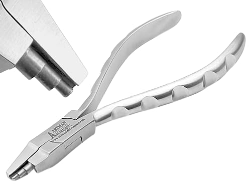 ARTMAN INSTRUMENTS Tweed Omega Loop Forming Pliers - Orthodontic Tool for Quick Omega, U, T Loops - Medical-Grade Stainless Steel, Autoclavable - 3 Diameters for Precision
