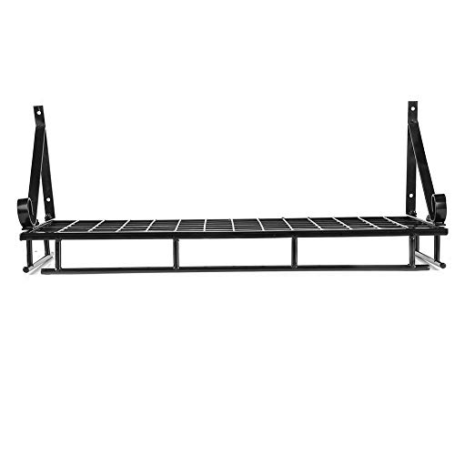 Aynefy Pannenhouder voor wandmontage, houder voor potten van metaal, aan de muur bevestigd, met 10 haken, organizer voor… - Image 8