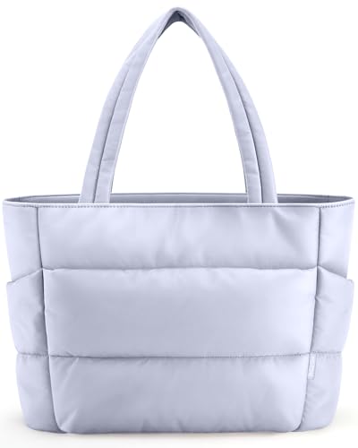 Image of HOTOR Puffer Tote Bag for Women, Multi-Pocket, Zippered