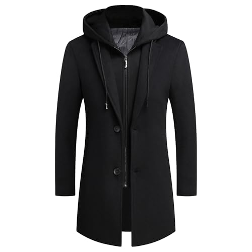 Manteau d'hiver homme en laine ajusté pour ne plus choisir entre le style et le froid