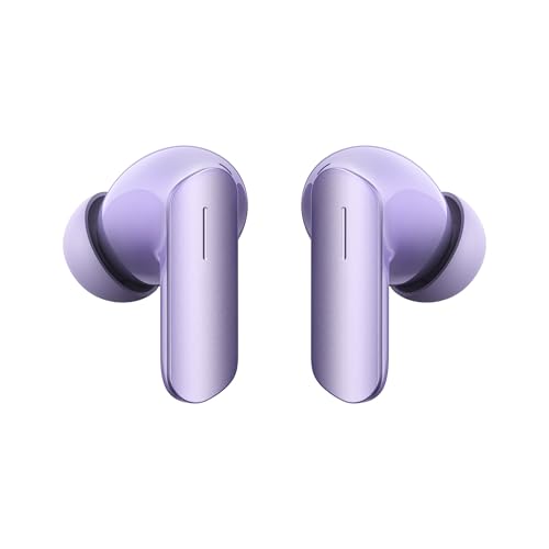 Image of realme Buds Air 7, 12.4mm Dynamic Bass Drivers,52Hrs Playtime, 52dB Hybrid ANC,6 Mic ENC, 45ms Low Latency, 360 Spatial Audio, Hi-Res LHDC, IP55 Dust & Water Resistant, BT v5.4 (Lavender Purple)