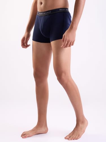 Image of Park Avenue Men Regular Fit Solid Pattern Pure Cotton Trunk Pack of 2