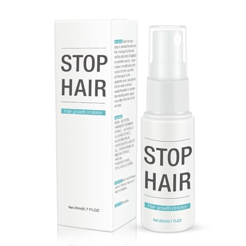Image of Hair Growth Inhibitor for Face Non-Irritating Painless Hair Inhibitor Spary Stop Hair Growth on Face Women and Men 20ml