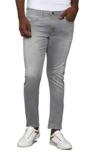 Image of Allen Solly Men Mid Rise Slim Jeans