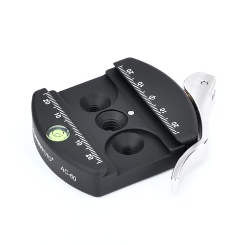 Pince à levier AC-60 Sunwayfoto pour plateau Arca Swiss de 60 mm