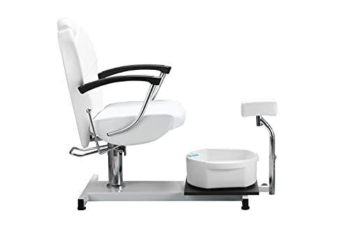 Funnylife Pedicure Station White Hydraulic Spa Chair &Foot Classic Salon Massage Equipment #TOP2