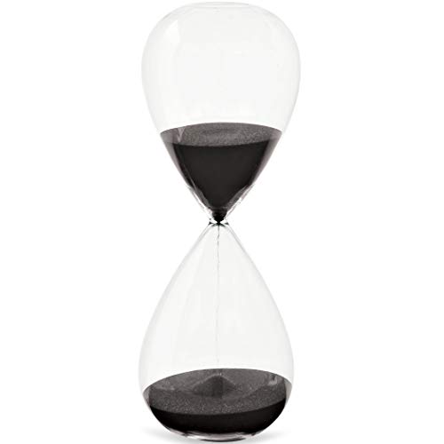 Ampulheta Decorativa 25cm em Vidro Mart/Moas