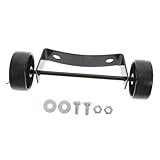 Ciieeo Ruedas para Calentadores de Exterior y Patio, Kit de Ruedas Giratorias Metálicas Negras para Calefactor Tornillos, Repuesto Móvil para Calefactor de Gas Sombrilla